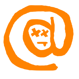 the @ symbol that appears dead